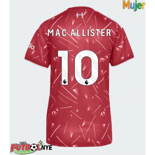 Camiseta Liverpool Alexis Mac Allister #10 Primera Equipación para mujer 2026-27 manga corta